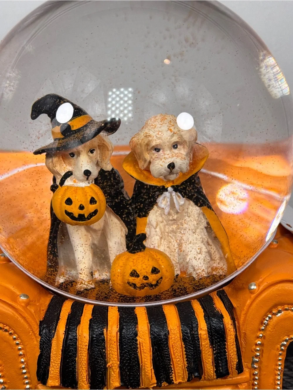 NEW Summerween Timeless Frights Dogs Halloween Snow Globe